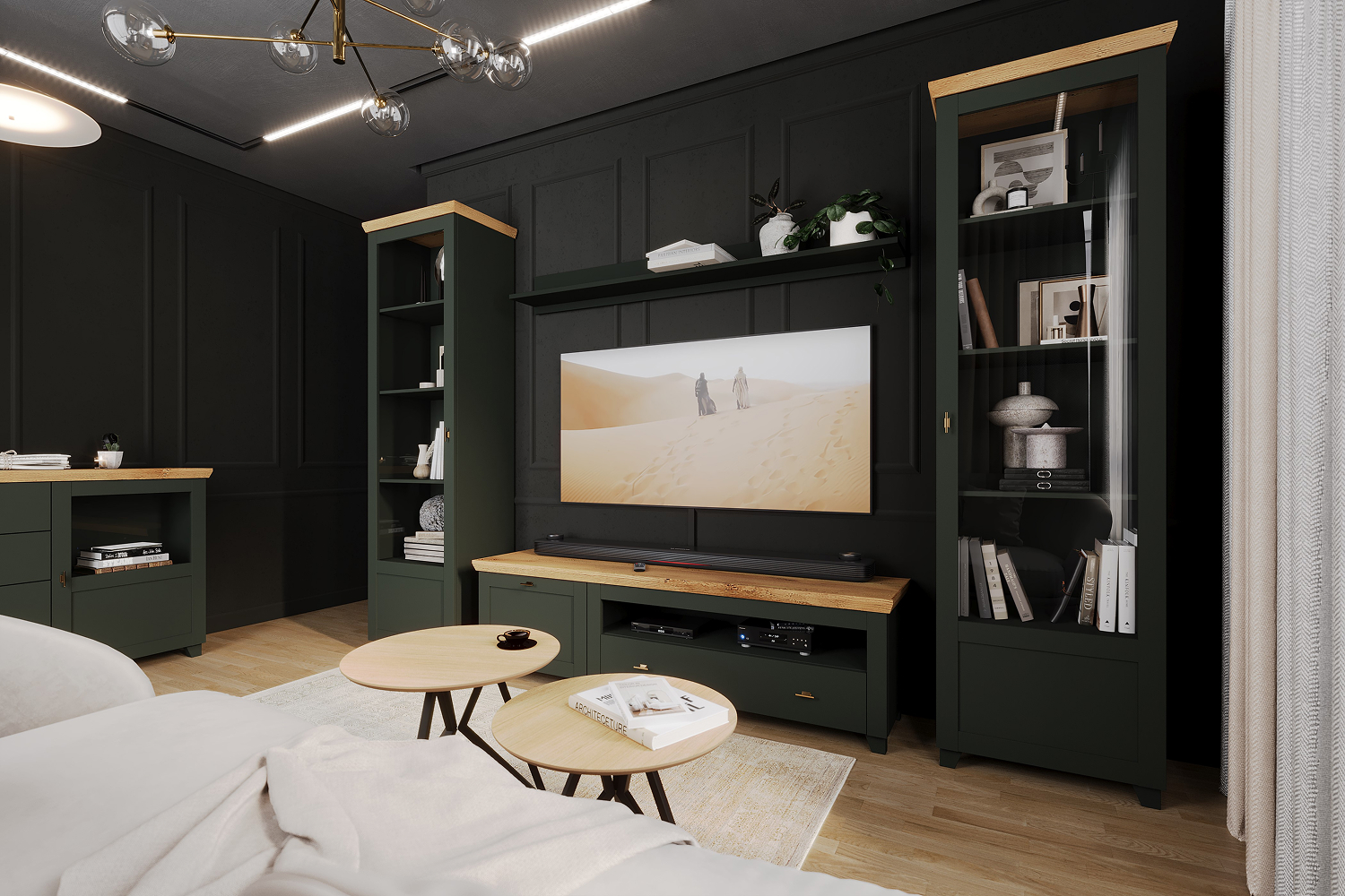 Шкафы-витрины - изображение №5 "Шкаф Эмили (левый)"  на www.Angstrem-mebel.ru